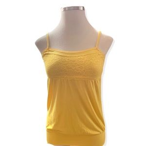 Body Central Yellow Tank Top
